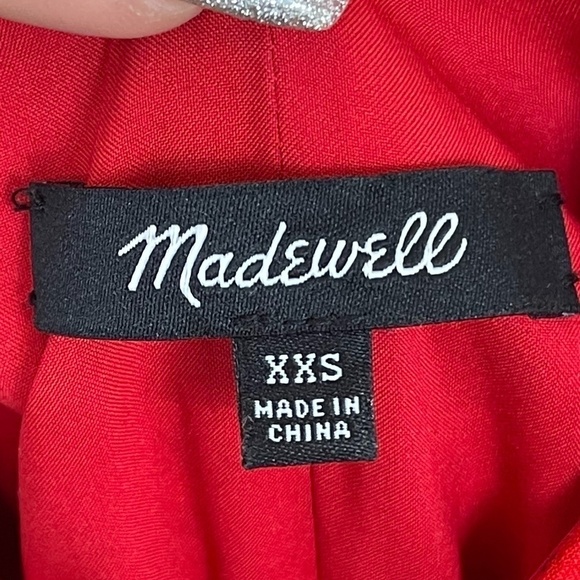 MADEWELL Plunging V Neck Floral Dress - Whimsicore - Picture 5 of 5